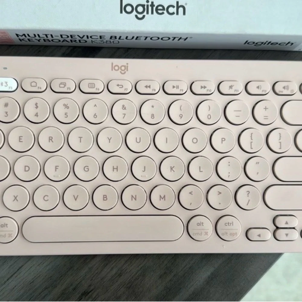 Logitech K380 Rose Wireless Keyboard